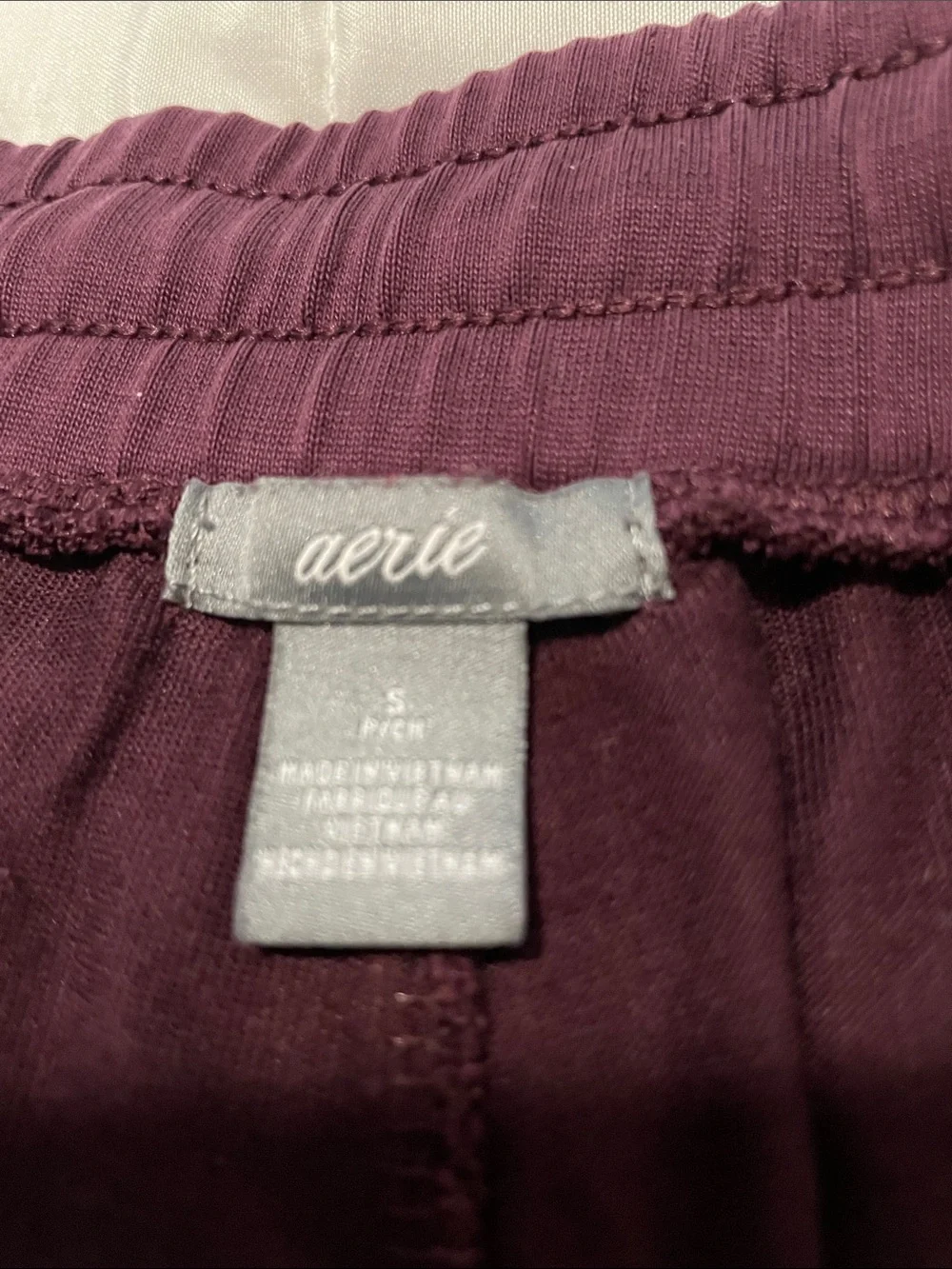 Aerie Women's Drawstring Lounge Shorts - Deep Plum